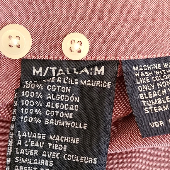 Nautica size M Seawash Oxford dress shirt - Picture 10 of 10